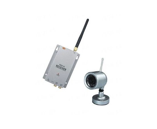 Комплект из беспроводной аналоговой уличной камеры WN-7 на 2.4 Ghz + приёмник видеосигнала (на выбор), дальностью до 250 метров (модель WN-7 kit), фото 1