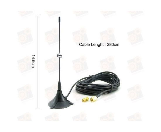 Внешняя выносная антенна 4db для усиления приёма сигнала беспроводных Wi Fi камер 2.4 Ghz, фото 1 Внешняя выносная антенна 4db для усиления приёма сигнала беспроводных Wi Fi камер 2.4 Ghz, фото 1