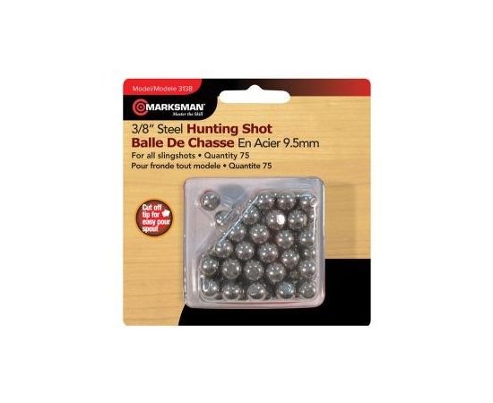 Шарики для рогатки Marksman 3/8&quot; Steel Shot, фото 1