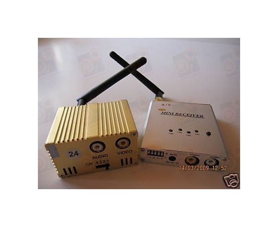 3 W четырехканальный усилитель мощности (передатчик) видео сигнала для видеокамер 2.4 Ghz (ТХ 3000 D), фото 1