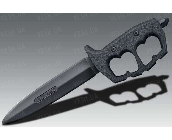 Нож тренировочный Cold Steel Rubber Training Trench Knife Double Edge, фото 1