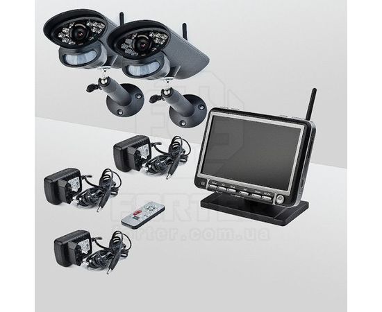 Комплект беспроводного видеонаблюдения Smartwave WDK-S01х2 KIT, фото 1 Комплект беспроводного видеонаблюдения Smartwave WDK-S01х2 KIT, фото 1