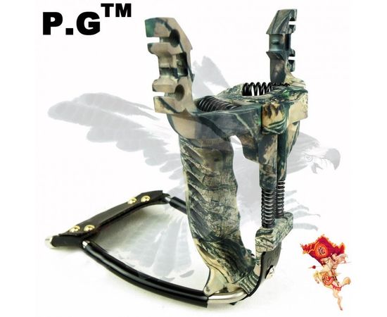 Рогатка с ускорителем пружинных приводов для охоты, фото 1