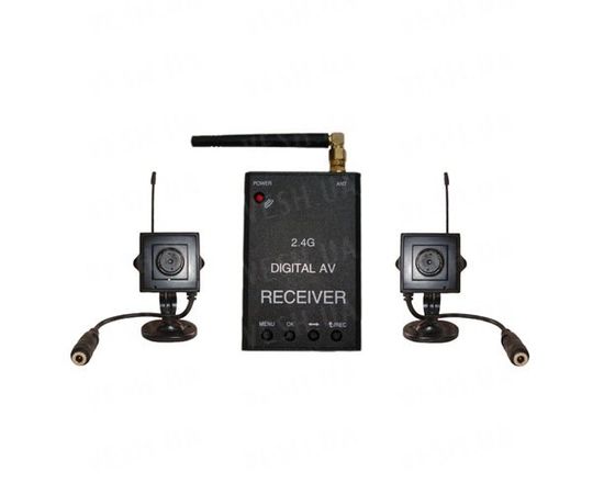 Новый 2-x камерный цифровой комплект беспроводного видеонаблюдения 540 TVL для внутренней установки c детектором движения и записью на SD карту памяти, дальностью до 500 метров (модель KENVS B02kit x 2). НЕ ИМЕЕТ АНАЛОГОВ в УКРАИНЕ!!!, фото 1 Новый 2-x камерный цифровой комплект беспроводного видеонаблюдения 540 TVL для внутренней установки c детектором движения и записью на SD карту памяти, дальностью до 500 метров (модель KENVS B02kit x 2). НЕ ИМЕЕТ АНАЛОГОВ в УКРАИНЕ!!!, фото 1