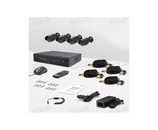 Комплект видеонаблюдения CnM Secure DCK-1004H KIT, фото 1