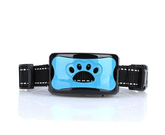 Ошейник антилай ультразвуковой вибрационный для маленьких собак Pecute Y-7, голубой, фото 1