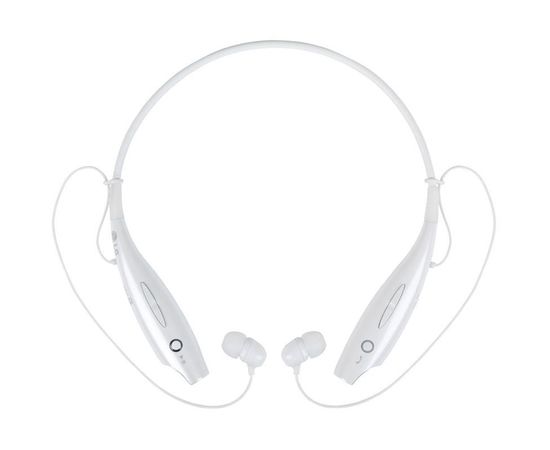 Bluetooth наушники гарнитура, одевающиеся на шею Heonyirry HBS-730, белые, фото 1