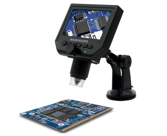 Микроскоп для пайки с 4.3&quot; LCD экраном GAOSUO P-600 c увеличением 600 X, фото 1