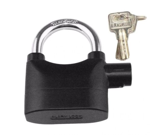 Навесной замок с сигнализацией и сиреной 110 дБ Ootdty APR14, фото 1