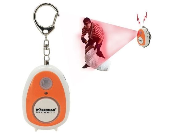 Портативная звуковая сигнализация с датчиком движения со встроенной сиреной 120 дБ Doberman Security SE-0702, фото 1