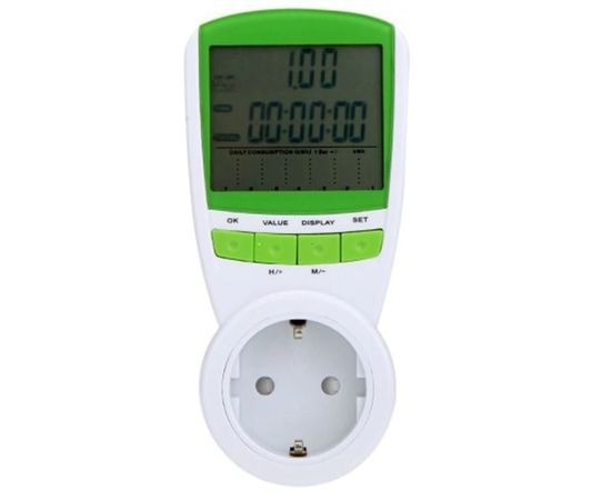 Портативный розеточный счетчик электроэнергии энергометр ваттметр бытовой TS-838, фото 1