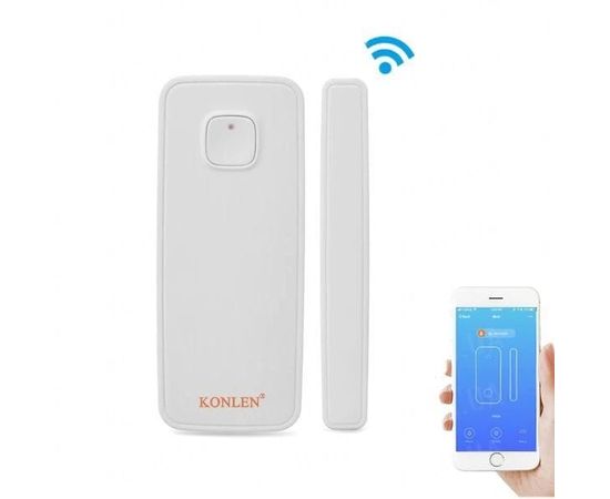 Умный wifi датчик открытия двери или окон Konlen KL-WD001, Iphone &amp; Android App, фото 1