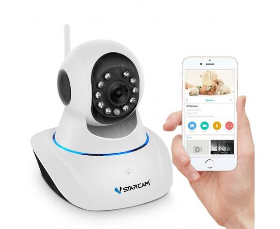 Wifi камера видеонаблюдения поворотная Vstarcam C25 wip, 1 Мп, 720P, PTZ, App, фото 1 Wifi камера видеонаблюдения поворотная Vstarcam C25 wip, 1 Мп, 720P, PTZ, App, фото 1
