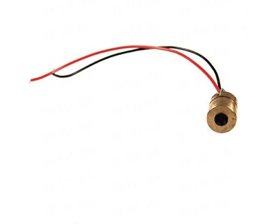 Красный лазерный модуль. Красный лазер 5mW (6мм, 3.5 - 4.5V), фото 1