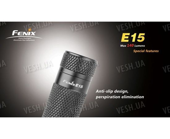 Фонарь Fenix E15 (Cree XP-E LED , 140лм, 1xCR123), фото 1