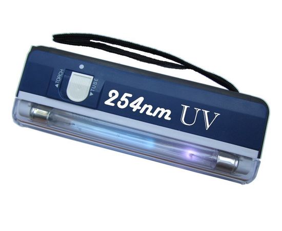 Лампа ультрафиолетовая детектор валют UV 254nm (УФ 254нм), фото 1
