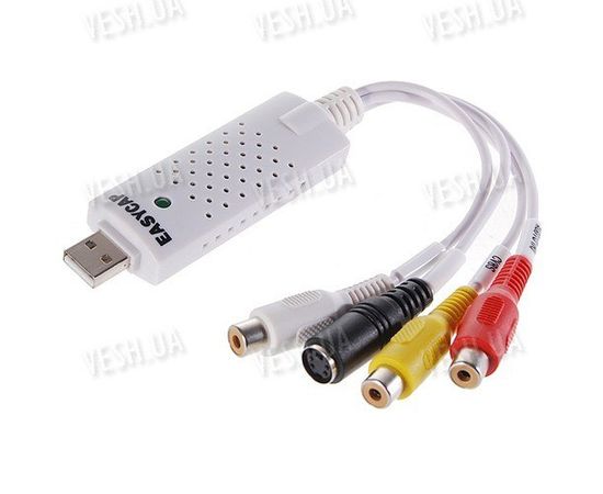 1 канальный видео USB преобразователь с аудио каналом для записи видео на компьютер EasyCAP USB 2.0 с поддержкой Mac OS, фото 1 1 канальный видео USB преобразователь с аудио каналом для записи видео на компьютер EasyCAP USB 2.0 с поддержкой Mac OS, фото 1