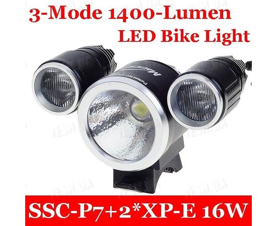 Велофара MagicShine MJ-816 (1400 люмен, 16W, 4*18650), фото 1