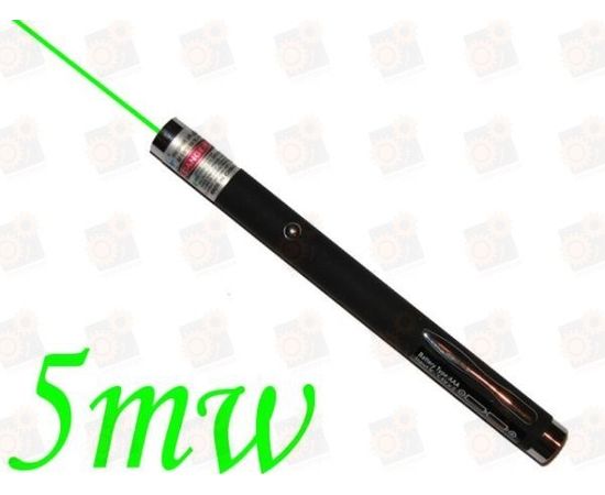 Зеленая лазерная указка 5мВт, фото 1
