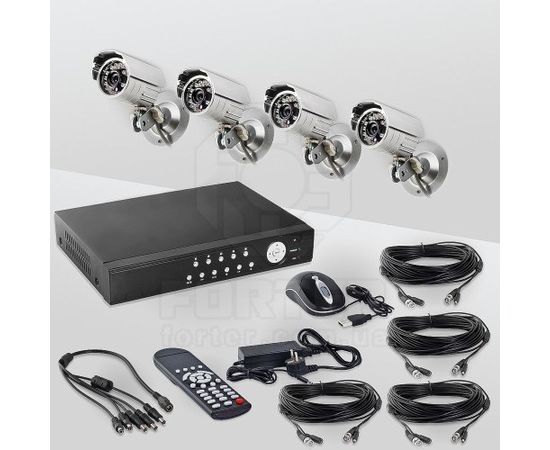 Комплект видеонаблюдения «установи сам» Eif systems DVK-3004KIT PRO, фото 1