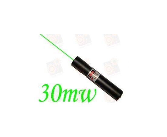 Профессиональная зеленая лазерная указка 30мВт, фото 1