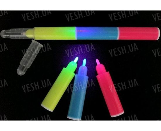 Диско маркер ультрафиолетовый (Зеленый, Синий, Красный цвет), фото 1