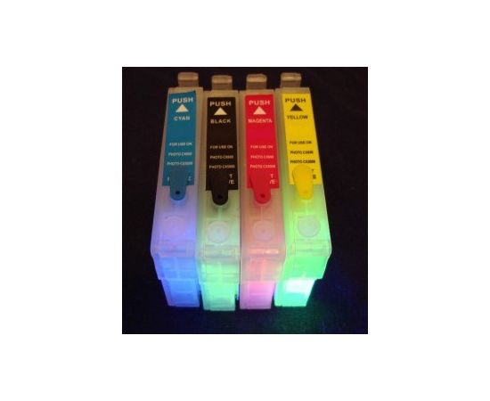 Картридж EPSON T1301, T1302, T1303, T1304 с невидимыми чернилами УФ UV (светятся в ультрафиолете), фото 1