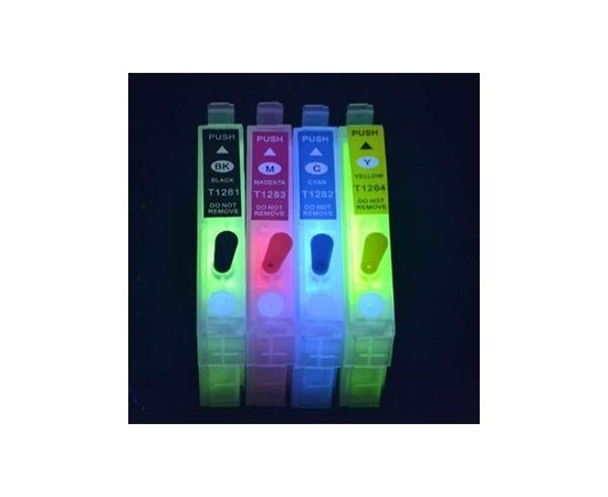 Картридж EPSON T1281-T1284 с невидимыми чернилами УФ UV (светятся в ультрафиолете), фото 1 Картридж EPSON T1281-T1284 с невидимыми чернилами УФ UV (светятся в ультрафиолете), фото 1
