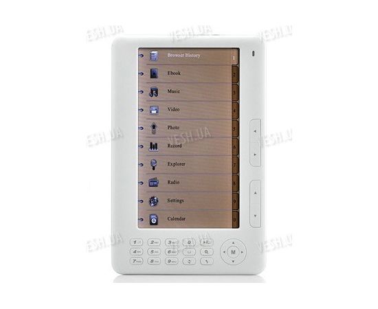 Портативная электронная книга eBook reader с 7-ми дюймовым LCD экраном и расширенной функциональностью (модель DFE7001), фото 1 Портативная электронная книга eBook reader с 7-ми дюймовым LCD экраном и расширенной функциональностью (модель DFE7001), фото 1