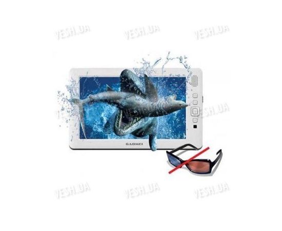 Портативный мультимедийный 8-ми дюймовый 3D Full HD 1080p MP4 видео плеер с возможностью расширения памяти до 32 Gb, фото 1