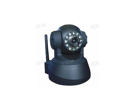 Беспроводная WIFI цветная поворотная роботизированная PTZ камера IP видеонаблюдения  c ИК подсветкой (модель FOSCAM FI8908W), фото 1