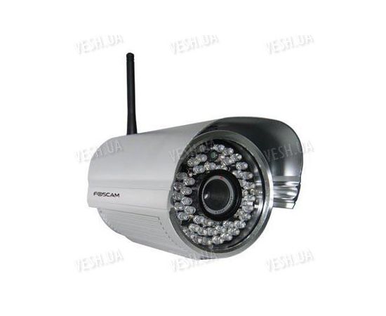 Профессиональная уличная наружная беспроводная Wi Fi сетевая IP видео камера (модель FOSCAM FI8905W), фото 1