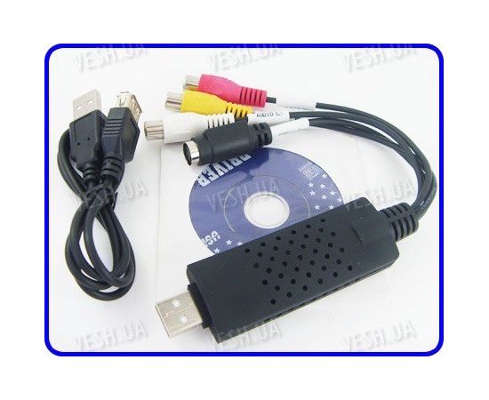 1 канальный видео USB преобразователь с аудио каналом для записи видео на компьютер EasyCAP USB 2.0, фото 1 1 канальный видео USB преобразователь с аудио каналом для записи видео на компьютер EasyCAP USB 2.0, фото 1