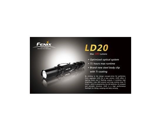 Фонарь Fenix LD20 Cree XR-E LED (Q5), фото 1 Фонарь Fenix LD20 Cree XR-E LED (Q5), фото 1