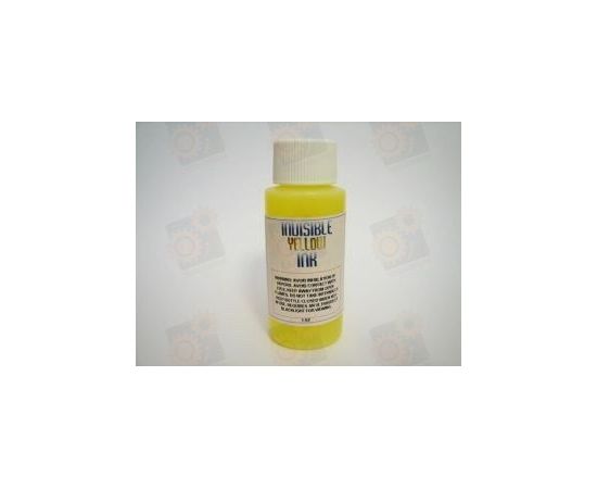 Чернила легко видимые при обычном освещении, светится желтым в UV (УФ - Ультрафиолетовом свете), фото 1