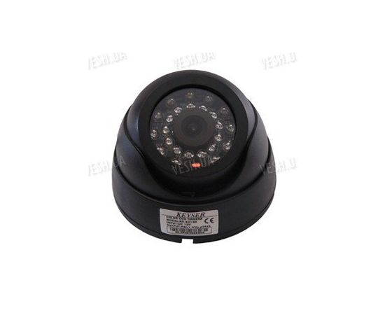 Цветная купольная видеокамера с ИК подсветкой до 15 м., 1/3 Sony, 420 TVL, 0 lux (модель 501), фото 1