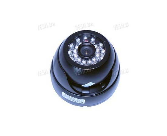 Цветная купольная видеокамера в антивандальном корпусе с ИК подсветкой, 1/3 Sony, 420TVL (модель 426 DS), фото 1