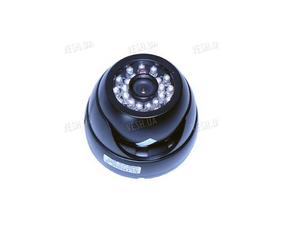 Цветная купольная видеокамера в антивандальном корпусе с ИК подсветкой, 1/3 Sony, 520TVL (модель 426 AS), фото 1