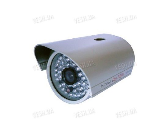 Цветная уличная (наружная) видеокамера с IR подсветкой до 25 метров, 1/3 Sony, 520 TVL, 0 LUX, f=6 мм (модель 715 AS), фото 1