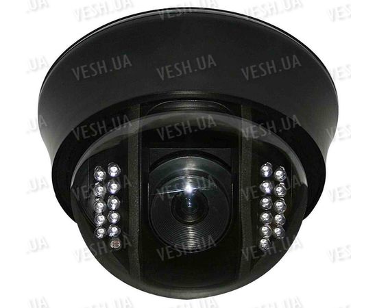 Внутрення купольная CCTV цветная охранная камера видеонаблюдения 1/3&quot; COLOR SONY Super HAD II, Effio-E, 700 TVL, OSD, 0 lux, ИК до 20 м (модель NCDOTIR 21), фото 1