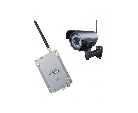 Комплект из беспроводной уличной камеры LIA90 на 2.4 Ghz + приёмник видеосигнала (на выбор), дальностью до 700 метров (модель LIA90W kit), фото 1