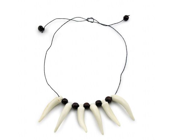Товар распродан - Бусы Аборигена с зубами - Карнавальные аксессуары, фото 1