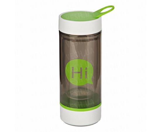 Товар распродан - Бутылка для воды со стеклянной колбой HI 200 мл. Зеленая - Бутылки для напитков и воды, фото 1