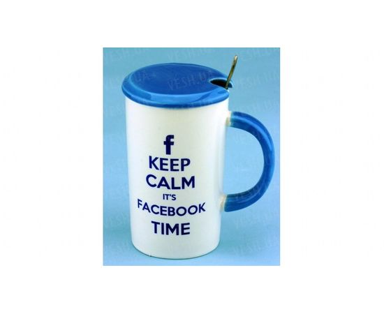 Товар распродан - Чашка Facebook time, 4 вида ( кружка фейсбук ) - Чашки, фото 1