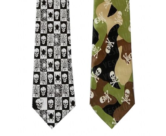 Товар распродан - Галстуки шелковые Хэллоуин - Схелкове галстуки, фото 1