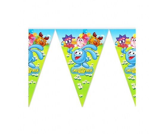 Товар распродан - Гирлянда флажки Мультфильмы - Аксессуары для праздника, фото 1