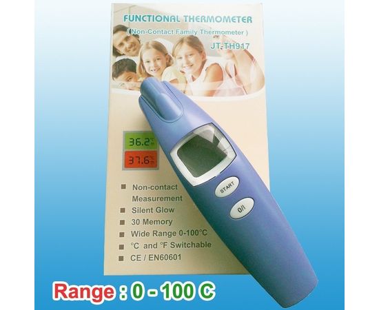 Термометр-пирометр инфракрасный от -0°C до 100°C JT-TH917, фото 1