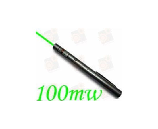 Зеленая лазерная указка 100мВт, фото 1
