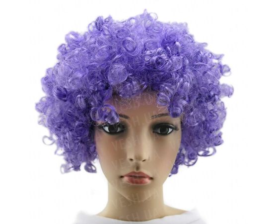 Товар распродан - Парик Клоуна сиреневый - Парики и шиньоны, фото 1