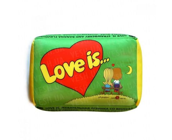 Товар распродан - Подушка love is зеленая - Подушки, фото 1 Товар распродан - Подушка love is зеленая - Подушки, фото 1